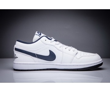 Wholesale Cheap Air Jordan 1 Low MIDNIGHT NAVY White/Blue