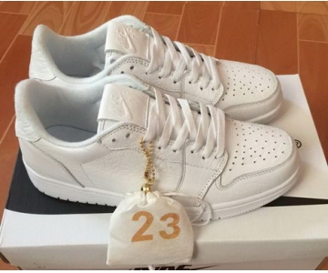 Wholesale Cheap Air Jordan 1 Low Swooshless White