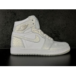 Wholesale Cheap Air Jordan 1 Pure Platinum White/Metallic Silver