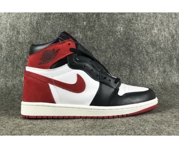 Wholesale Cheap Air Jordan 1 Retro Black toe Red/White-Black