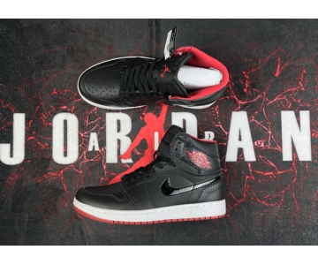 Wholesale Cheap Air Jordan 1 Retro Shoes Black/White-Red