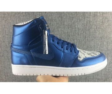 Wholesale Cheap Air Jordan 1 Retro Shoes Copper blue/white