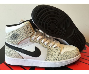 Wholesale Cheap Air Jordan 1 Retro Shoes White/Black