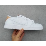 Wholesale Cheap Premium Air Jordan 1 Low OG Shoes White