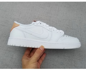 Wholesale Cheap Premium Air Jordan 1 Low OG Shoes White