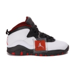 Wholesale Cheap Air Jordan 10 Chicago Retro 2012 Shoes WHITE/BLACK-VARSITY RED