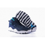 Wholesale Cheap Air Jordan 10 Los Angeles City Pack Ocean Fog/Blue Lagoon-Midnight Navy