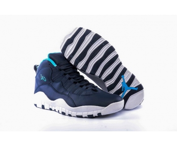 Wholesale Cheap Air Jordan 10 Los Angeles City Pack Ocean Fog/Blue Lagoon-Midnight Navy