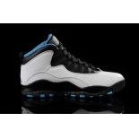 Wholesale Cheap Air Jordan 10 Retro New releases Shoes white/black-blue