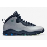 Wholesale Cheap Air Jordan 10 Rio Grey/Blue
