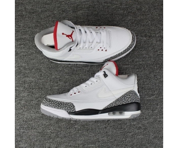 Wholesale Cheap Air Jordan 3 Cement Grey White/Black-Red