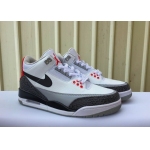 Wholesale Cheap Air Jordan 3 Retro Tinker White/Black-Fire Red-Cement Grey