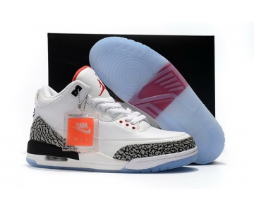 Wholesale Cheap Air Jordan 3 Retro White Cement 2018 White/Black-Red