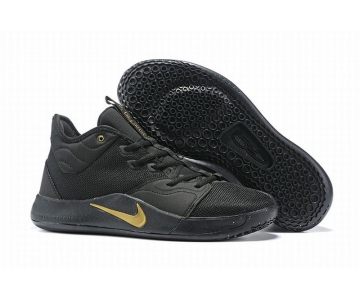 Wholesale Cheap Nike PG 3 Black Gold