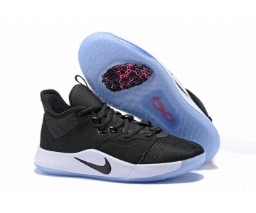 Wholesale Cheap Nike PG 3 Black White