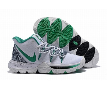 Wholesale Cheap Nike Kyire 5 Women White Green-logo