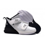 Wholesale Cheap Nike Lebron James Soldier 13 Women Shoes White Black