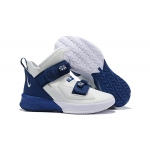 Wholesale Cheap Nike Lebron James Soldier 13 Women Shoes White Navy