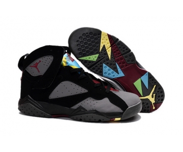 Wholesale Cheap Air Jordan 7 Womens Shoes Gray/black-wine-yellow