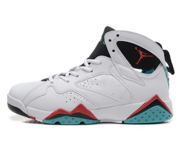 Wholesale Cheap WMNS Air Jordan 7 GS Shoes Verde White/blue-black-red