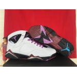 Wholesale Cheap Womens Air Jordan 7 Fuchsia Glow White/purple-black