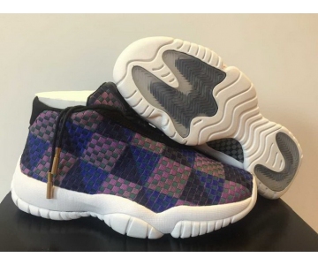 Wholesale Cheap Womens Jordan future Shoes Blue/brown-white