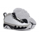 Wholesale Cheap Womens Air Jordan 9 Retro Barons White/gray-black