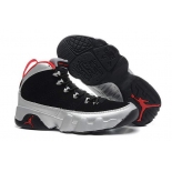 Wholesale Cheap Womens Air Jordan 9 Retro Johnny kilroy silver/black-red