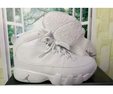 Wholesale Cheap Womens Air Jordan 9 Retro Shoes All White