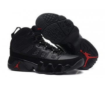 Wholesale Cheap Womens Air Jordan 9 Retro Shoes Black/red