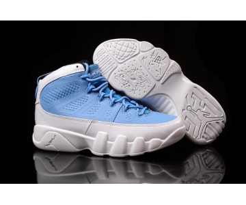 Wholesale Cheap Womens Air Jordan 9 for the love of the game Blue/white