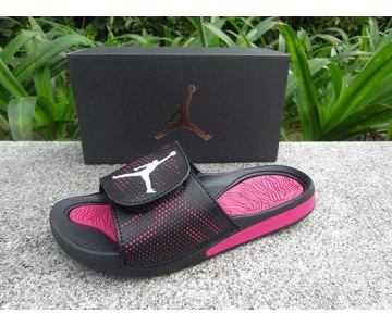 Wholesale Cheap Women's Jordan Hydro 5 Retro Shoes Black/red-white