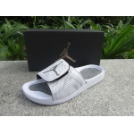 Wholesale Cheap Women's Jordan Hydro 5 Retro Shoes White/gray