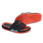Wholesale Cheap Women's Jordan Hydro 7 Shoes Black/red-blue