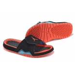 Wholesale Cheap Women's Jordan Hydro 7 Shoes Black/red-blue