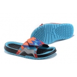 Wholesale Cheap Women's Jordan Hydro 7 Shoes Blue/orange-black
