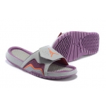 Wholesale Cheap Women's Jordan Hydro 7 Shoes Grey/orange-purple