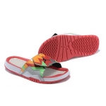 Wholesale Cheap Women's Jordan Hydro 7 Shoes Orange/green-red-white