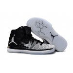 Wholesale Cheap Womens Air Jordan 31 Fine Print Black/White