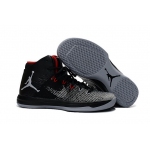 Wholesale Cheap Womens Air Jordan 31 Retro Shoes Black/Grey-Red
