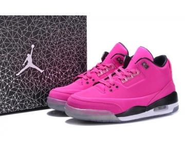 Wholesale Cheap Womens Jordan 3LAB5 GS Shoes Pink/black-white