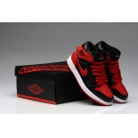 Wholesale Cheap Air Jordan 1 For Women Shoes Black/Red