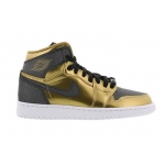 Wholesale Cheap Air Jordan 1 High GS BHM Gold/Black-White
