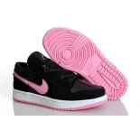 Wholesale Cheap Womens Air Jordan 1 Retro Shoes Black/pink