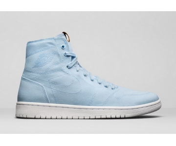 Wholesale Cheap Women's Jordan 1 Retro Shoes Blue/White