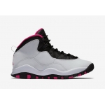 Wholesale Cheap Air Jordan 10 GS Vivid Pink White/Black