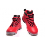 Wholesale Cheap Womens Air Jordan 10 Bulls Over Broadway Gym Red/Black-Cement Grey