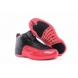 Wholesale Cheap Womens Air Jordan 12 Flu Game 2016 Black/Red