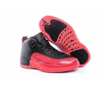 Wholesale Cheap Womens Air Jordan 12 Flu Game 2016 Black/Red