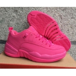 Wholesale Cheap Womens Jordan 12 Retro Shoes All Pink